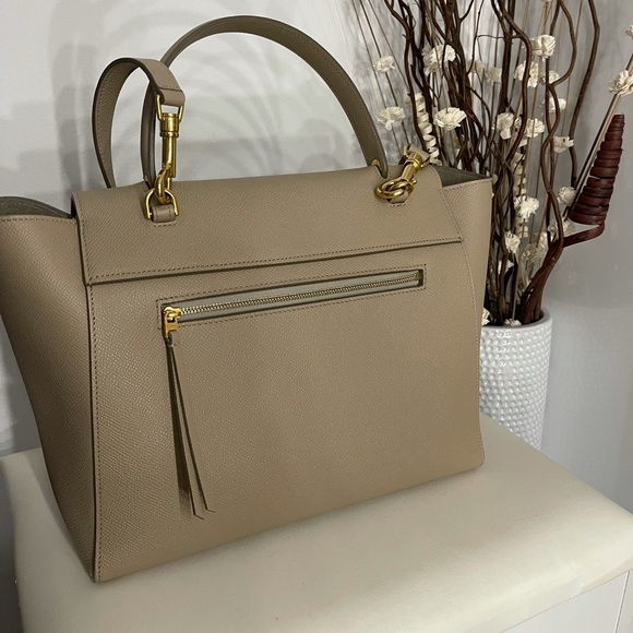Authentic Celine Mini Belt Bag in Grained Calfskin Light Taupe NEW CONDITION! - Picture 7 of 16